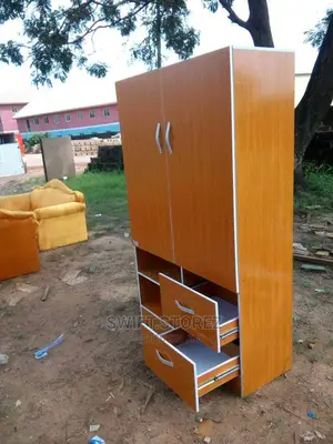 Standing Wardrobe With 2drawers and Shoe Racks