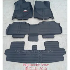 Waterproof Leather Foot Mat for Toyota Highlander and Camry