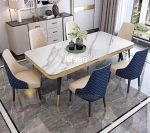 Dinning Table Set With 6-Chairs