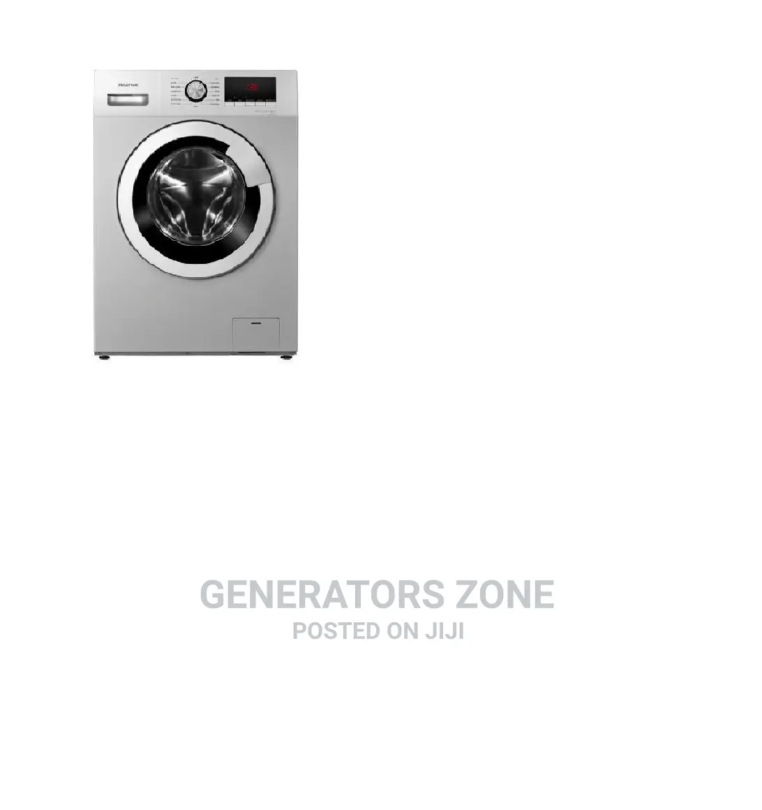 Original Hisense 8kg Smart Control Washer Machine-Front Load