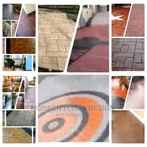 S J Concrete Stamps Floor