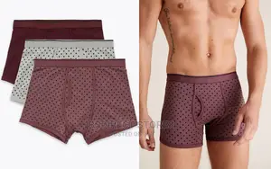 Marks and Spencer Multi-Spot 3pk Cotton Cool Fresh Trunks