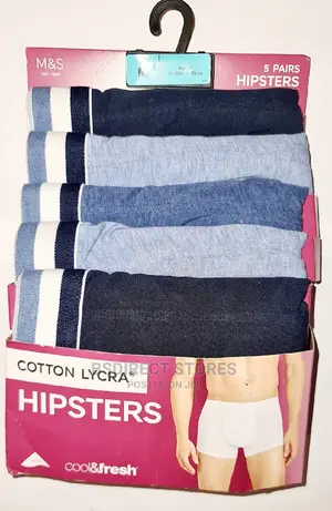 Marks and Spencer Denim Mix 5 Pack Cool and Fresh Hipsters