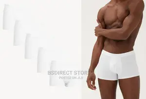 Marks and Spencer Pure White 5 Pack Cool Fresh Hipsters