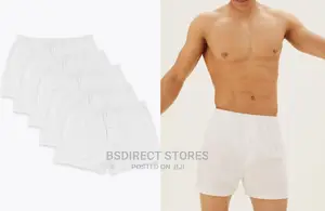 Marks and Spencer Pure White 5pk Cool Fresh Jersey Boxers