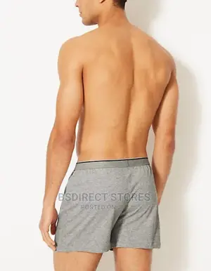 Marks and Spencer Grey/Black 5pk Cool and Fresh Jersey Boxer