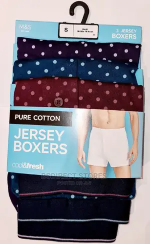 Marks and Spencer Assorted 3pack Cool and Fresh Jersey Boxer