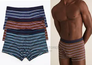 Marks and Spencer Multi Stripe 3pk Cool and Fresh Hipsters