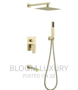Brush Gold 5 Ways Conduit Shower