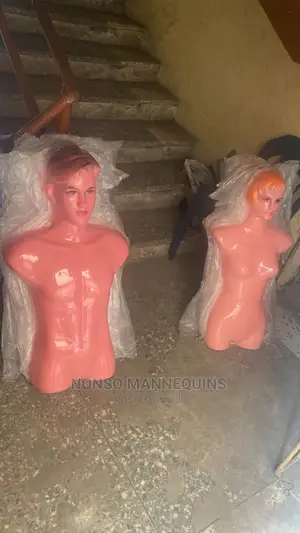 Male Female Half Body Hanger Mannequins