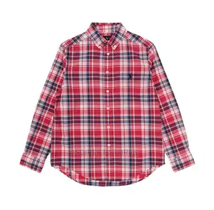 Genuine RALPH LAUREN Plaid Cotton Poplin Kids Shirt
