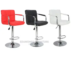 Elegant Bar Stools With Arm and Back Rest 3pcs