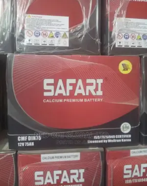 Quality Safari Battery 12volt 75ahs for Car .