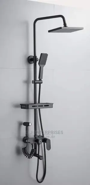 High Heavy Gadge Shower Mixer Black Color
