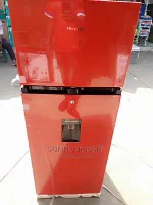 Hisense Double Doors Fridge 205liters Red