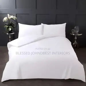 White Bedsheet and Duvet Set