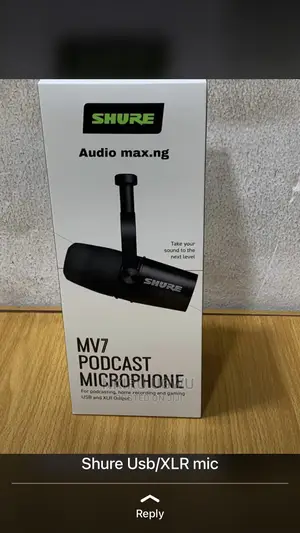 Shure Mv7 Podcast Microphone