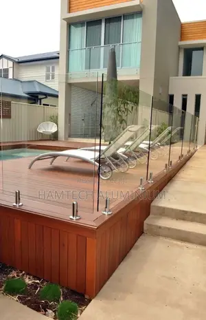 Swimming Pool Glass Cover
