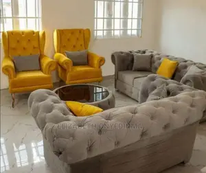 Sofa Chairs 7 Seaters With Center Table