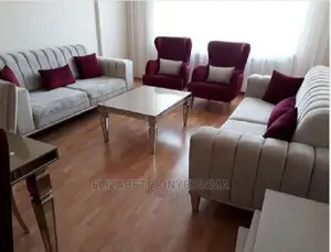 Unique 7 Seater Living Room Fabric Sofa Chair.