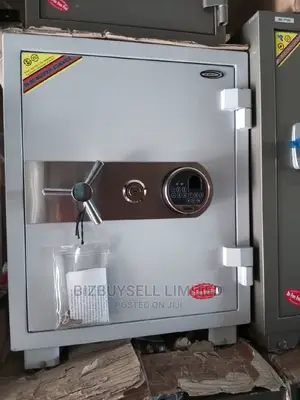 Single Door Biometrics and Digital Fireproof Safe Cabinet.