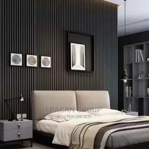 WPC Flutted Panel in Lagos. Fracan Interior LTD Abuja