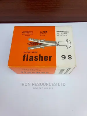 Rubber Fisher 6mm(100pcs/Pkt)
