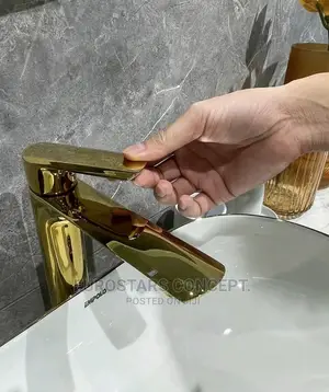 Pure Gold Basin Tap