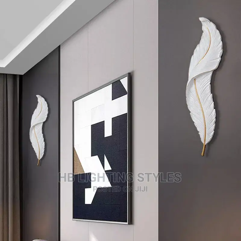 Nordic Modern Creative Feather Light