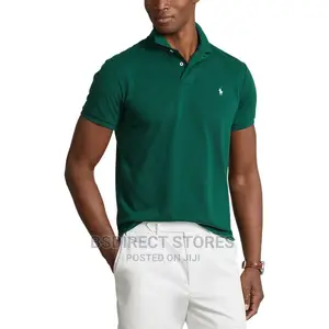 Polo Ralph Lauren New Forest Green Slim Fit Mesh Polo Shirt