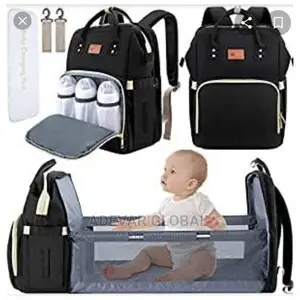 Baby Backpack Convertible Foldable Diaper Bag Bed Carry Cot