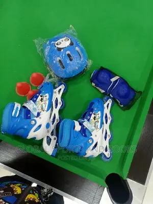 Skateshoe With Complete Accessories, Helmet,Elbow Knee Gear