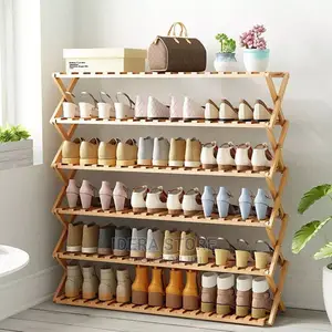 Wooden Shoe Rack 6 Step
