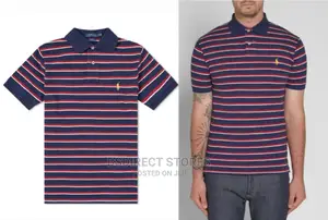 Polo Ralph Lauren Slim Fit Stripe Polo Newport Navy Multi