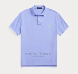 Polo Ralph Lauren Lafayette Blue Slim Fit Mesh Polo Shirt