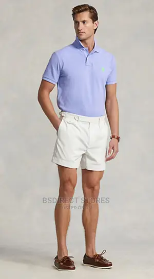 Polo Ralph Lauren Lafayette Blue Slim Fit Mesh Polo Shirt