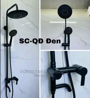 Black Quality Shower Set