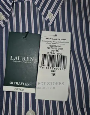 Lauren By Ralph Lauren Women's Shirt RLL Stripe Dress Shirt