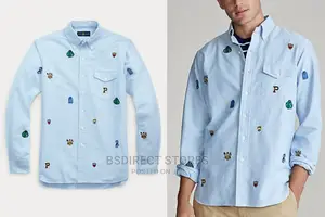Polo Ralph Lauren Custom Fit Embroidered Cotton Oxford Shirt