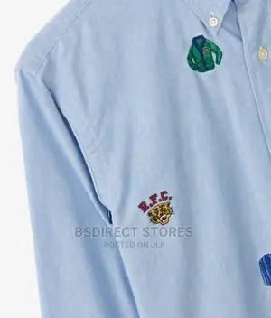 Polo Ralph Lauren Custom Fit Embroidered Cotton Oxford Shirt