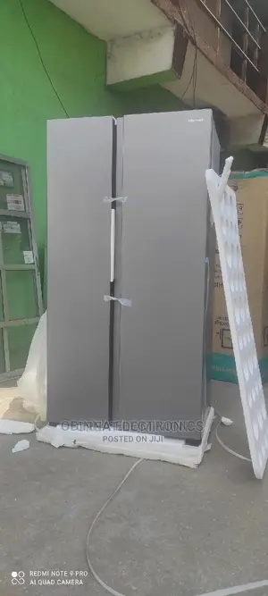 Brand New HISENSE SIDE by SIDE REFRIGERATOR/514L/Silver/