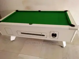 7ft (White) Coin and Marble Pool Table