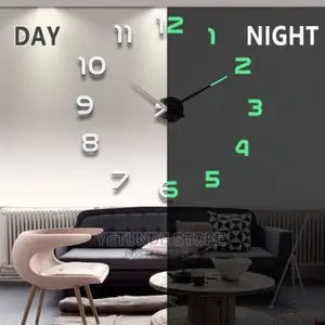 Luminous 3D Glow in the Dark DIY Wall Clock