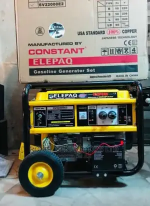 13kva Original Elepaq Generator With Key and 100% Copper