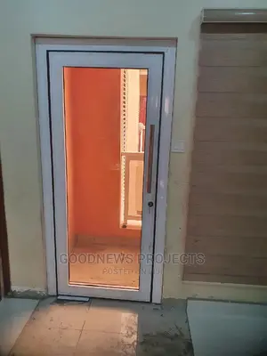 White Aluminium Swing Door