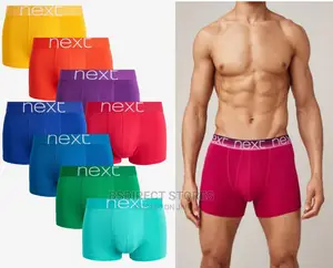 NEXT Multicolour Bright Hipsters Luxury Cotton Boxers 8 Pack
