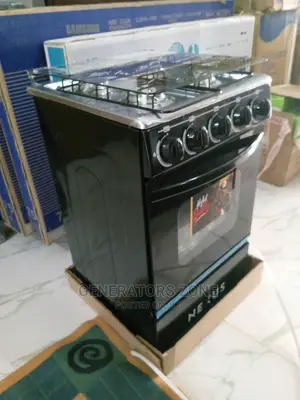 Nexus 4 Burner Cooker+ Oven+Tray+Glass Lid|Nx-5550b-