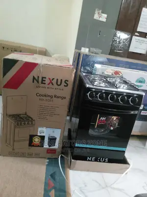 Nexus 4 Burner Gas Cooker With Bottom Oven-Nx-5055b