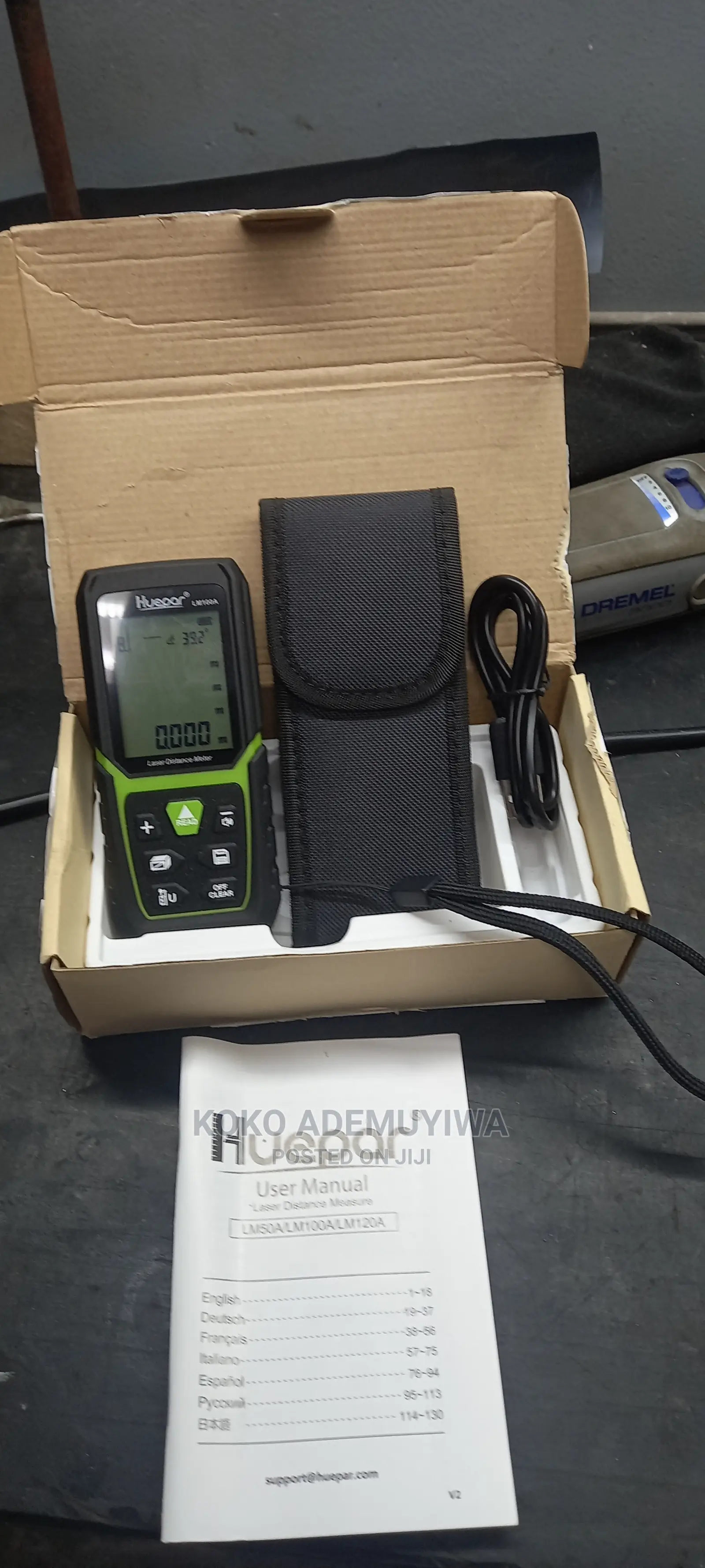 Laser Distance Meter(120m) + Angle Sensor