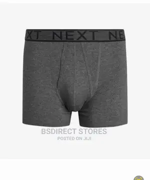 NEXT A-front Grey/Black Luxury Cotton Boxers Pack Of Four
